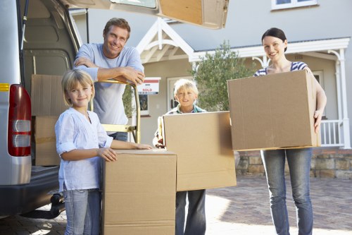 Professional collection team handling furniture pick-up in Elephant and Castle