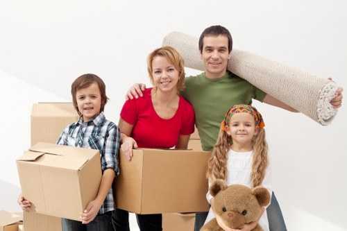 Local removal van transport for apartments and business moves in South London