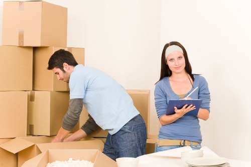 Professional packing and furniture handling for a home move in South London